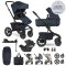 EASYWALKER SET Kinderwagen 4in1 Jimmey Indigo Blue XXL AIR + RWS + CYBEX Aton B2 i-Size