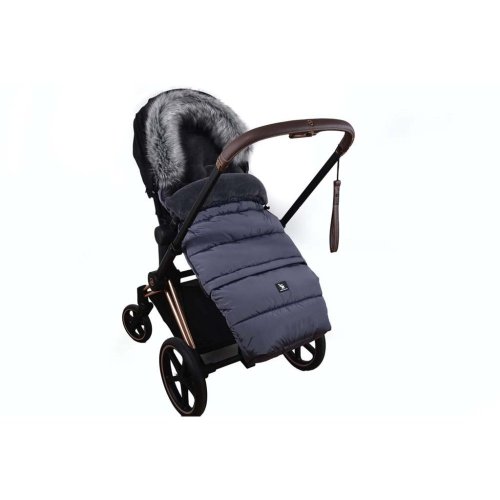 COTTONMOOSE Set med väska och handskar för barnvagn Combi Blue
