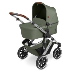 Wózek kombinowany ABC DESIGN Salsa 4 Air oliwkowy 2024 + adapter do fotelika samochodowego gratis
