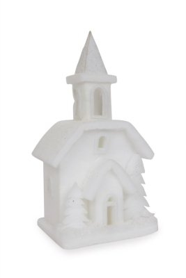 small foot Winterkirche mit Licht