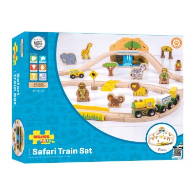 Bigjigs Rail Holzeisenbahn Safari