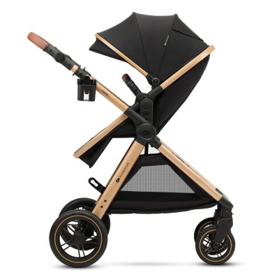 KINDERKRAFT Kombikinderwagen 3in1 Esme Pure Black