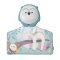 CHICCO Kocyk edukacyjny Sówka 2w1 80x80 cm, 0m+