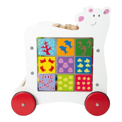small foot Lauflernwagen Eisbär aus Holz