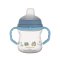 CANPOL BABIES Kubek silikonowy do picia FirstCup Bonjour Paris 150ml niebieski