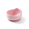 BABYONO Silikonnapf mit Saugnapf – rosa ab 6 Monaten