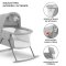 KINDERKRAFT Lit bébé 3 en 1 Lovi Gris