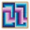 Galison Drewniane puzzle Jonathan Adler Nieskończoność 22 elementy