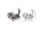 Sluban Pleyerid M38-P8017 Pisică mecanică gri-albă