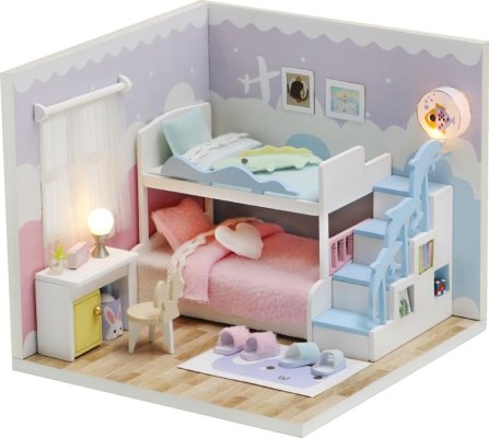 2Kids Toys miniatyrdockhus Sött drömsovrum