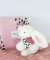 Doudou Poklon set - Plišani zeko s ružičastim pomponom 25 cm