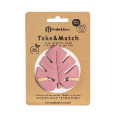 PETITE&MARS Siliconen bijtring TAKE&MATCH Dusty Rose 0m+