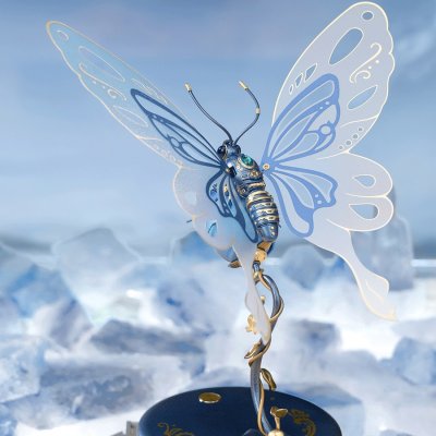 RoboTime 3D mechanische modelbouwset Blauwe vlinder