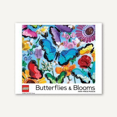 Puzzle Chronicle Books LEGO® Papillons et fleurs 1000 pièces