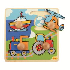 Bigjigs Toys Transport Peg Puzzle