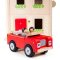 Bigjigs Toys Aufklappbares Puppenhaus mit Zubehör