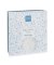 Doudou Geschenkset blauw - konijntje met vierkante doek 25 cm