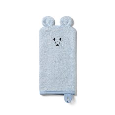 BABYONO Bamboe washandje - blauw 25x12 cm