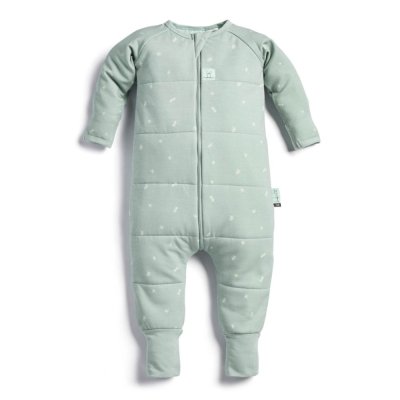 ERGOPOUCH Kombinezon do spania z bawełny organicznej Onesie Sage 12-24 m, 2,5 tog