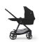 KINDERKRAFT Kinderwagen kombiniert 3 in 1 Newly Classic schwarz + Mink PRO