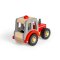 Bigjigs Toys Traktor röd