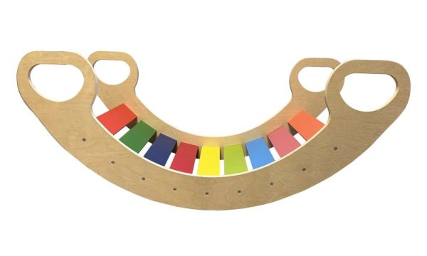 2Kids Toys Montessori Regnbågsgunga Stor
