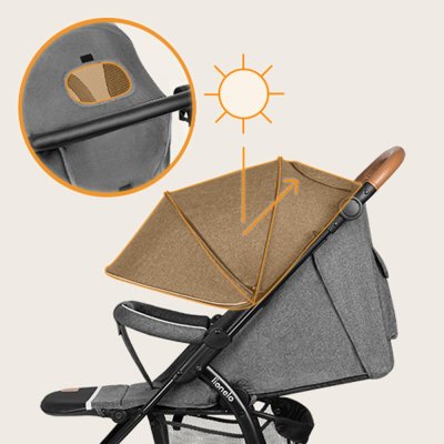 LIONELO Sportkinderwagen Annet Tour Grey Stone