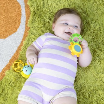 OBALL Spielzeug Oball Beißringe Soother Pals™ Easy-Grasp 2er-Pack 3m+