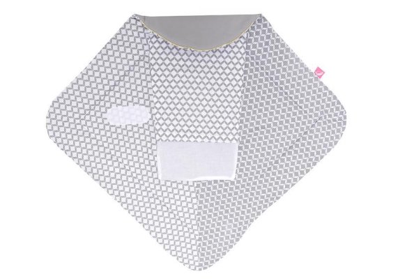 MOTHERHOOD Wrap mit Kokosnussverstärkung Grey Classics 75x75 cm
