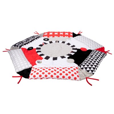 CANPOL BABIES Kontrastowy kocyk do zabawy SENSORY