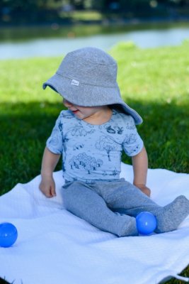 Klobouk tenký Outlast® - šedý melír