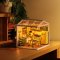 Puzzle 3D en bois RoboTime Miniature Maison de poupée Cuisine Happy Meals