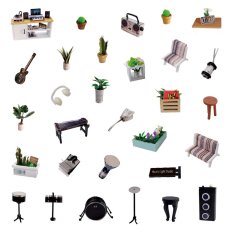 2Kids Toys miniatura domku Studio muzyczne