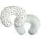 CHICCO Coussin d'allaitement Boppy coton bio - Feuilles Vertes