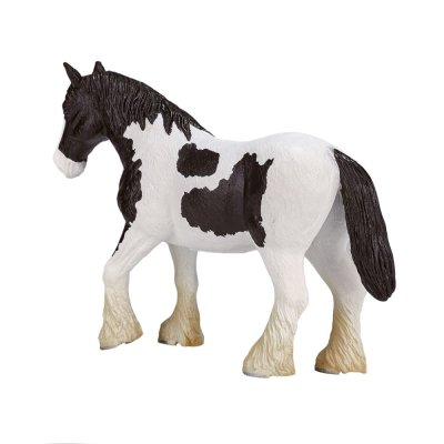 Mojo Cheval Clydesdale noir et blanc