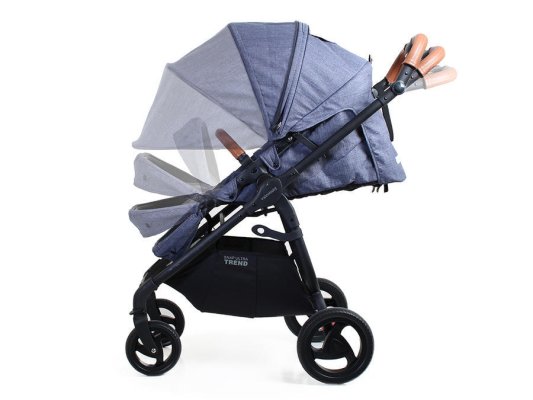 VALCO BABY Kočárek sportovní Trend 4 Ultra Denim + PETITE&MARS fusak Jibot ZDARMA