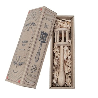 Wooden Story Grzechotka z kuleczkami