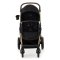 KINDERKRAFT Kombikinderwagen Moov 2 3in1 Pure Black - Schaumstoffräder
