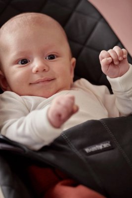 BABYBJÖRN Babywippe Bliss Woven, Schwarz