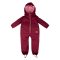 Monkey Mum® Softshelloverall med päls för vinter för barn - Vinrödluvan - storlek 98/104, 110/116