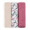 PETITE&MARS Sada plen bambusová mušelínová 3ks Moussy Pink Meadow 68 x 68 cm