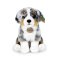 Rappa Plysch Aussie Shepherd 30 cm ECO-FRIENDLY