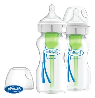 DR.BROWN'S Anti-Kolik-Flasche Options+ Weithals 2x270 ml Kunststoff