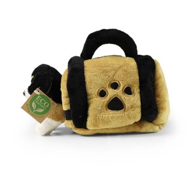 Rappa Plyschhund Berner Sennenhund i transportbur 15 cm ECO-FRIENDLY