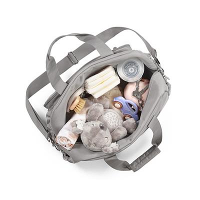 BABYONO Wickeltasche Reise 40x20x25 cm - grau