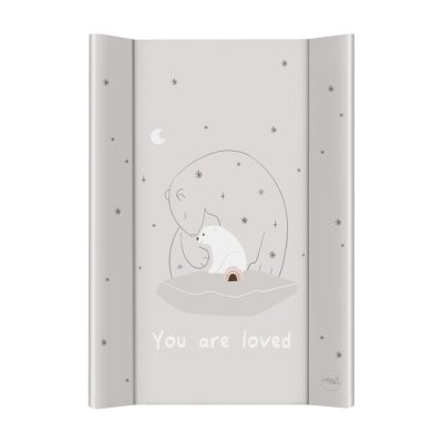 CEBA BABY Previjalna podloga 2-stranska s trdo podlogo (50x70) Basic Polar Bears