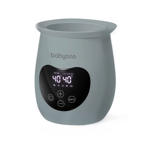 BABYONO Chauffage et stérilisateur digital HONEY gris