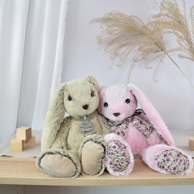 Doudou Histoire d´Ours Knuffelvriend beige konijntje 40 cm