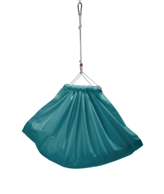 Viseča tekstilna gugalnica temno mentol HOJDAVAK JUNIOR