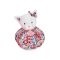 Snuttefilt Doudou katt rosa 3 i 1
